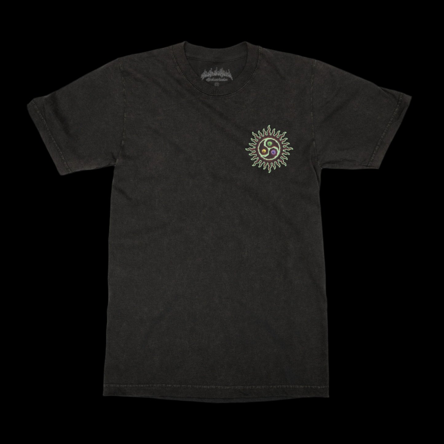 Terra Firma Album Black Wash Tee