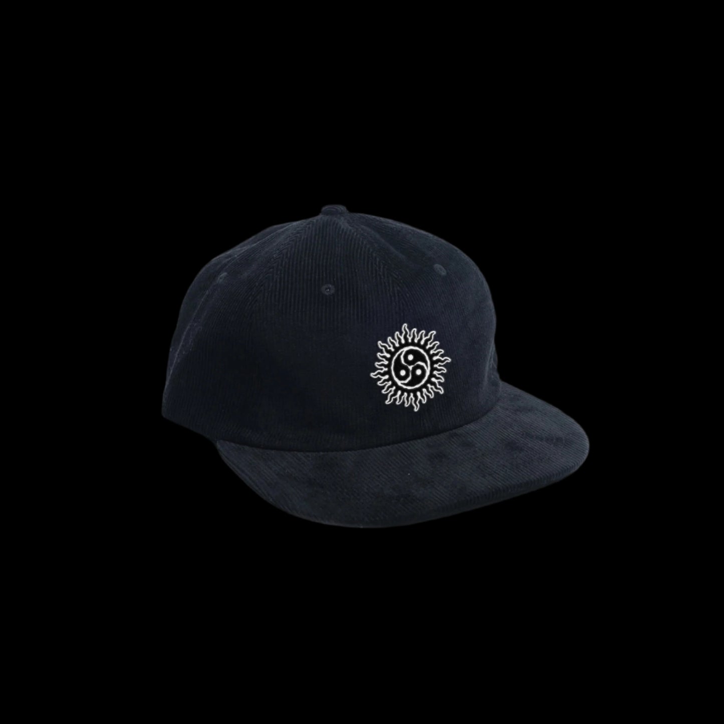 Sunstone Cord Dad Hat Black